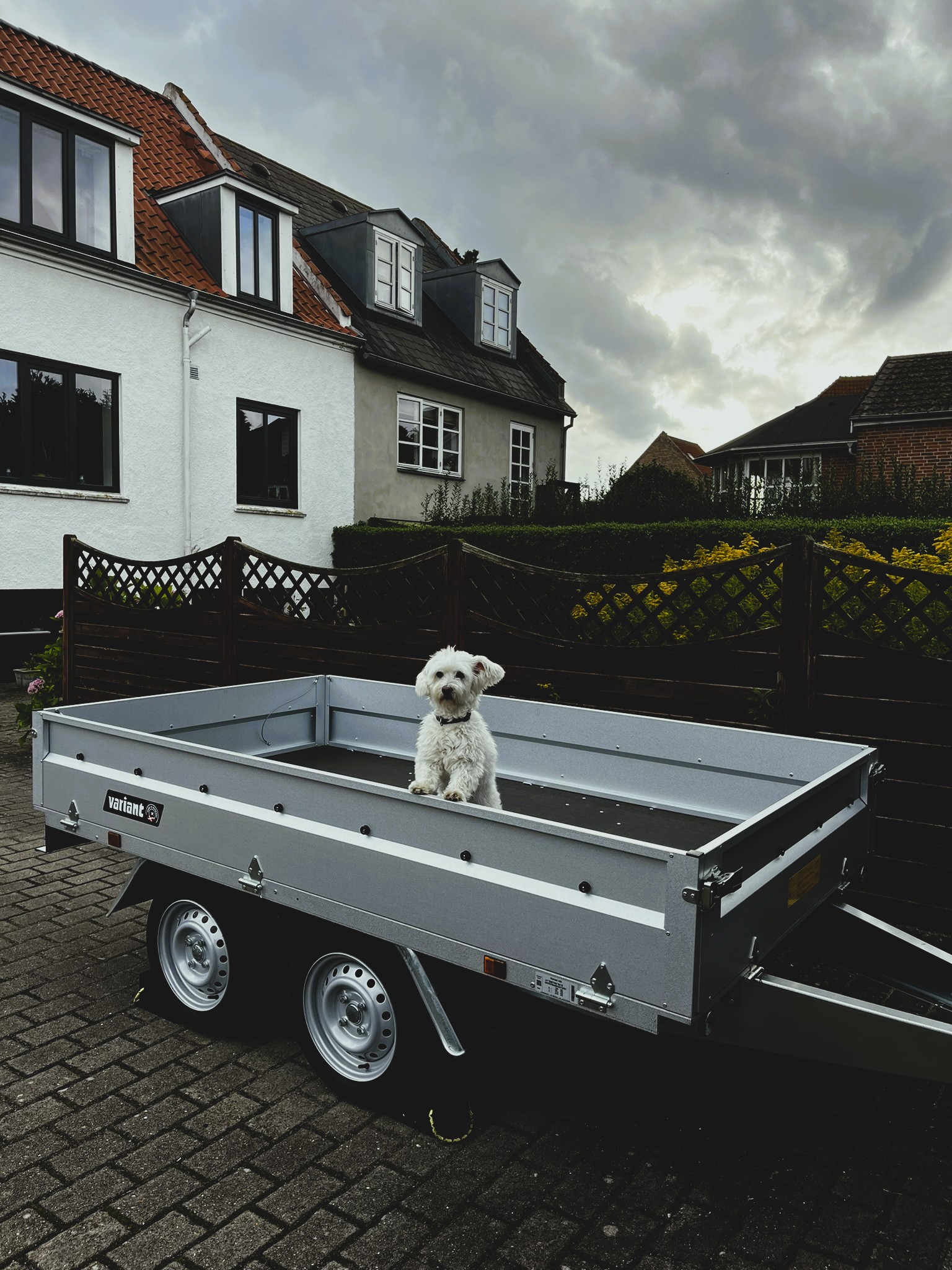 The original flatbed trailer